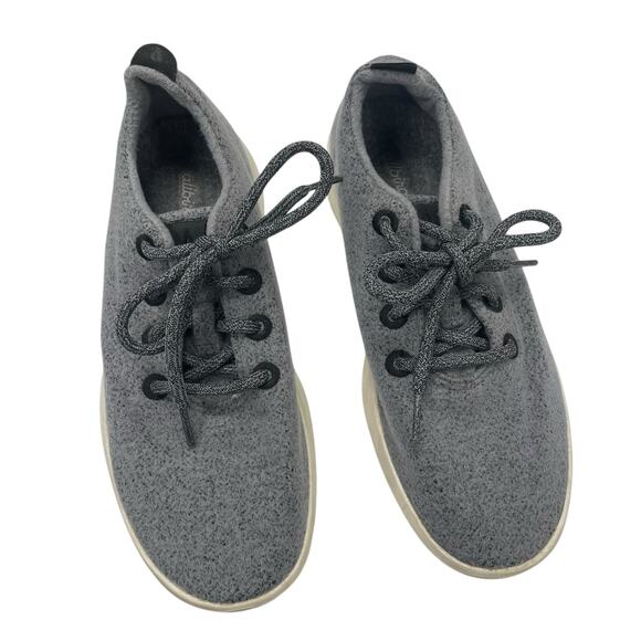 Allbirds Lace Up Wool Runner Sneaker Light Gray Womens 9 AS IS - Picture 2 of 7
